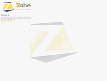 Tablet Screenshot of blog.zabe.fr